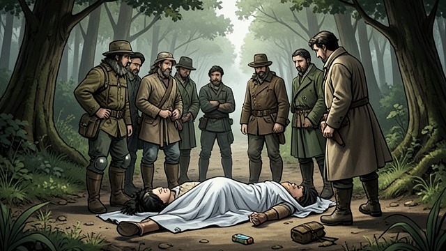 The Discovery At Skillet from "The Caller". The Discovery At Skillet A scene no one can explain Police officers gather at a forest junction after cyclists find a small child’s remains.