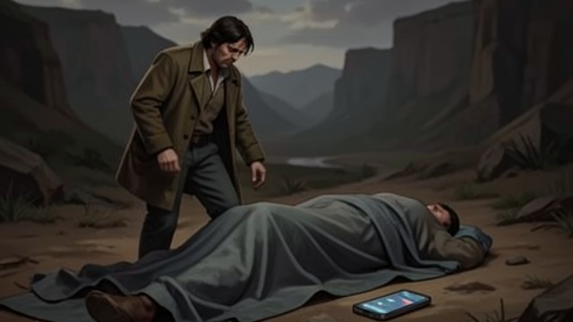 The Phone Beside The Body from "The Caller". The Phone Beside The Body A final attempt to contact Theo Hannes uses the phone again while police prevent the parents from reaching the covered remains.