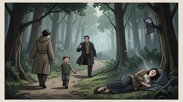 The Ringtone In The Woods from "The Caller". The Ringtone In The Woods A parent searches Hannes and Wilma head toward the trail after Theo fails to answer his phone.