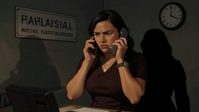 An Emergency By Telephone from "The Caller". An Emergency By Telephone A caller directs a mother Evelyn is told that Frances has been in a serious accident and that she must come to the hospital.