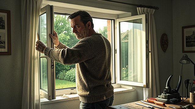 An Open Window from "The Caller". An Open Window Worry becomes action Johnny sees that Henry is uncomfortable in the heat and proposes insect screens so the windows can stay open without…