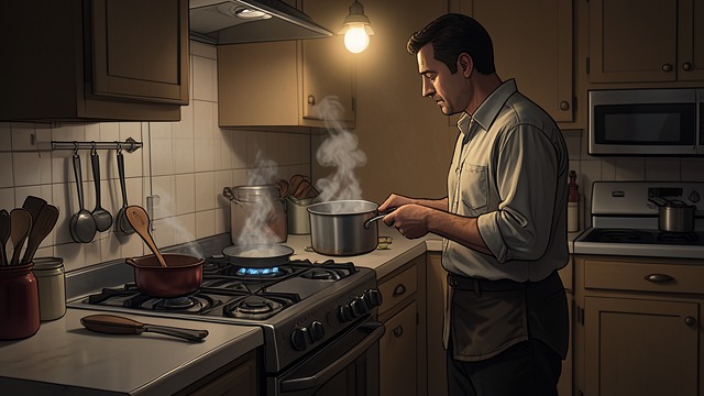 Poison In The Pan from "The Caller". Poison In The Pan A hidden act While his mother is in the bathroom, Johnny pours the rat poison into the simmering stew and stirs until the grains are…
