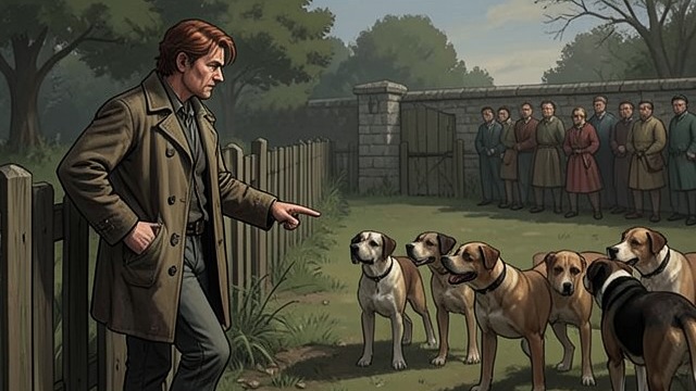 The Call For The Dogs’ Death from "The Caller". The Call For The Dogs’ Death A demand for a strong statement Holthemann asks whether the dogs should be killed as a response to Theo’s death.