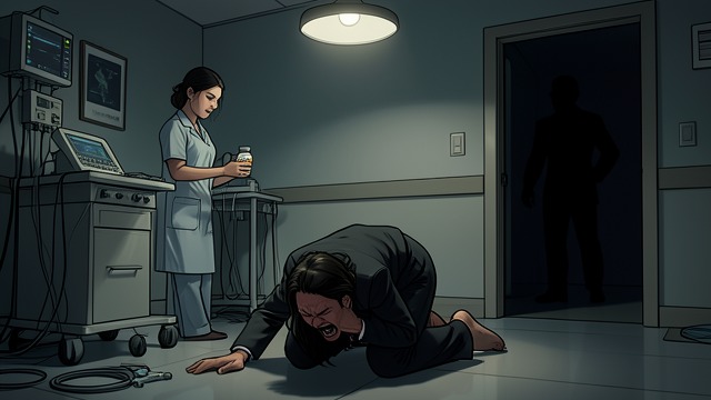 Screaming After The News from "The Caller". Screaming After The News Shock overwhelms speech Wilma is taken to the hospital and given medication to calm her.