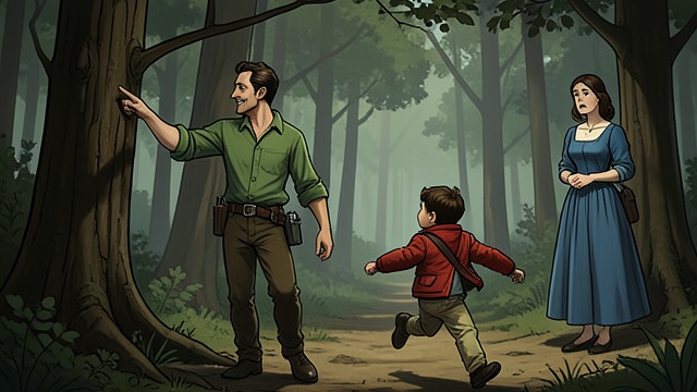 A Shared Wilderness Ideal from "The Caller". A Shared Wilderness Ideal A father’s encouragement Hannes imagines the forest as a healthy place for Theo to learn independence.