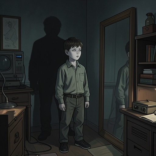Johnny’s Need To Be Seen from "The Caller". This flow traces how Johnny’s sense of invisibility turns into a hunger for recognition, then into an identity built around being feared.