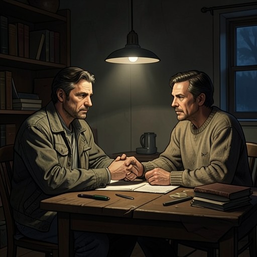 Johnny And Henry’s Bond from "The Caller". This flow focuses on how Johnny and Henry Beskow become each other’s company and how that bond shapes Johnny’s response to loss.