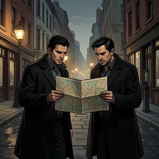Skarre’s Investigation Partnership from "The Caller". This flow traces Jacob Skarre’s collaboration with Konrad Sejer as practical clue-gathering and personal observation support the investigation.