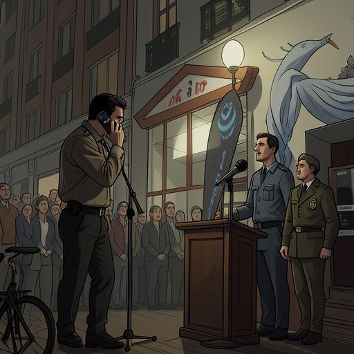 The False Messages And Public Trust from "The Caller". This flow traces how lies work by borrowing the authority of ordinary public systems and why trust becomes both their strength and their danger.