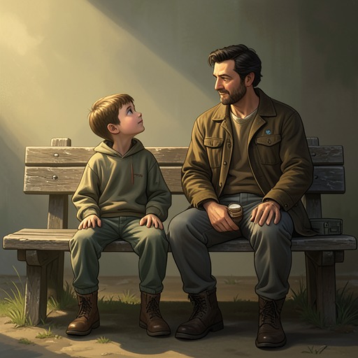 Matteus And Sejer’s Trust from "The Caller". This flow traces the affection between Konrad Sejer and his grandson Matteus, and how their conversations challenge Sejer’s assumptions about judgment.