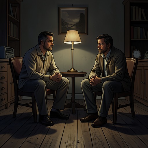 The Sundelin Marriage Under Strain from "The Caller". This flow traces how Lily and Karsten’s opposing responses to trauma gradually turn a close marriage into a relationship neither knows how to repair.