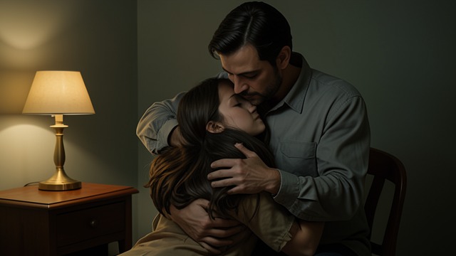 Comfort After Loss from "Emmanuelle". Jean’s Arms Jean receives Emmanuelle after her emotional collapse over Bee. His presence offers physical shelter and practical advice.