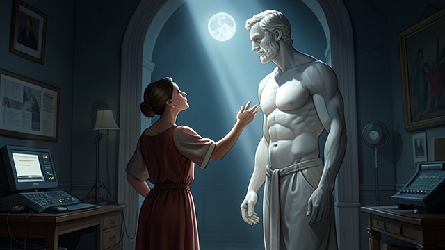 Mythic Attraction from "Emmanuelle". The Stranger as Statue The second male encounter is shaped by fantasy and admiration.