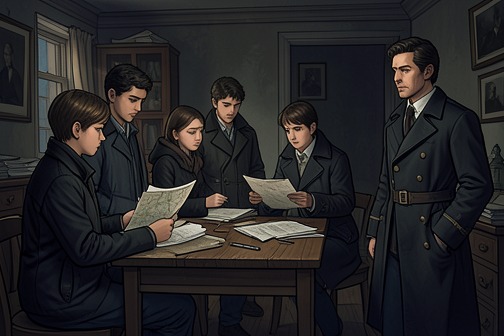 Formation of the Seven Dials Society from "The Seven Dials Mystery". The Formation of the Seven Dials Society was the start of an amateur intelligence network working alongside Superintendent Battle’s department.