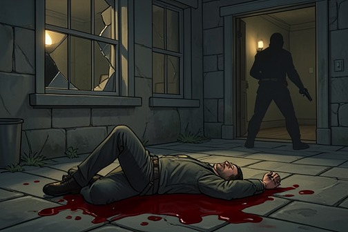 Ronald Devereux's murder from "The Seven Dials Mystery". Ronald Devereux’s murder is first obscured by a misleading fragment of evidence and an official verdict of misadventure.