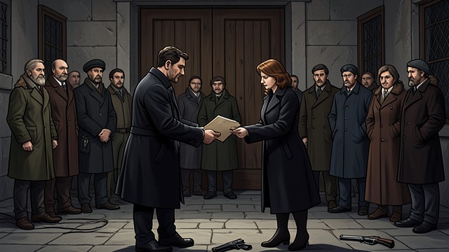 A Staged Victory from "The Seven Dials Mystery". A Staged Victory Apparent recovery The papers are returned, and the household initially accepts that an outside thief has been thwarted.