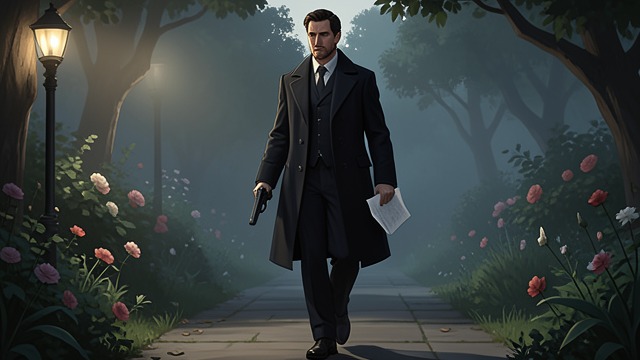 Sir Oswald’s Night Walk from "The Seven Dials Mystery". Sir Oswald’s Night Walk A puzzling absence Sir Oswald Coote returns from the garden after the library incident and offers little explanation for his walk.