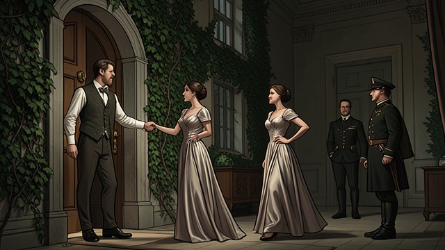 The House and Its Servants from "The Seven Dials Mystery". The House and Its Servants A hierarchy maintained The grand household at Chimneys places the guests above a large staff, while Tredwell and MacDonald command…