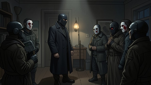 A Real Threat Behind the Masks from "The Seven Dials Mystery". A Real Threat Behind the Masks Fiction becomes reality Bundle Brent initially feels that the masked council belongs in a sensational novel.