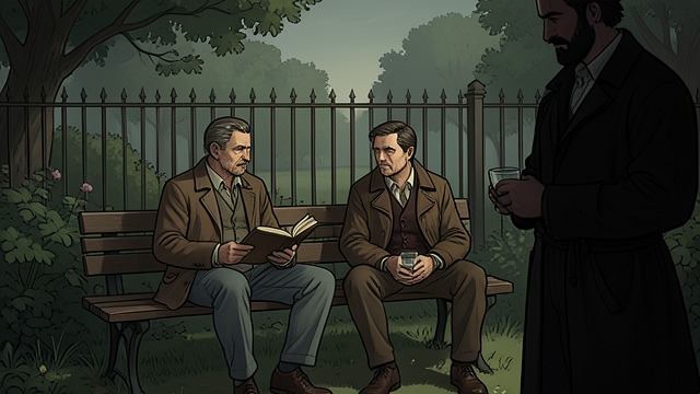 A Familiar Companion from "The Seven Dials Mystery". A Familiar Companion Easy friendship Jimmy Thesiger treats Gerald Wade as an amiable companion and joins the household jokes about his late rising.