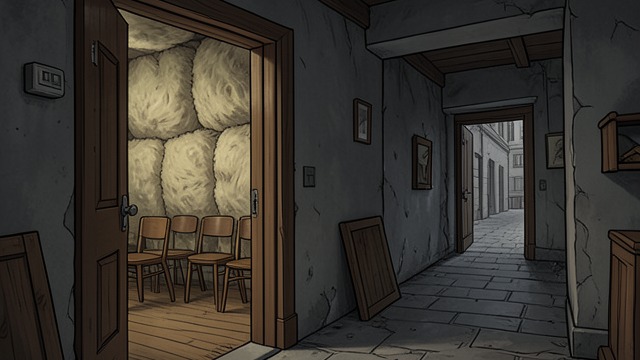 The Secret Passage from "The Seven Dials Mystery". The Secret Passage Concealed architecture Bundle Brent discovers a soundproof room behind an ordinary door near the gambling tables.