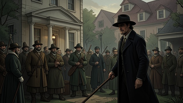 An Open Presence from "The Seven Dials Mystery". An Open Presence Deliberate visibility Superintendent Battle disguises himself as a footman, but does little to hide his identity.