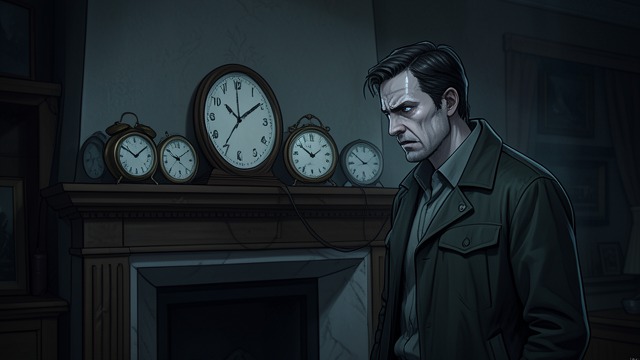 Jimmy Thesiger’s Unease from "The Seven Dials Mystery". Jimmy Thesiger’s Unease A memory returns Jimmy Thesiger recalls seeing the clocks arranged after Gerald Wade’s death and admits that the image gives him the…