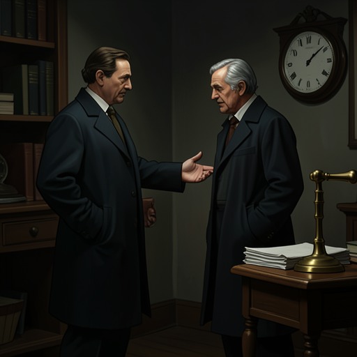 The Two Inquests from "The Seven Dials Mystery". This thread traces how official rulings of accidental death conceal the linked murders until the investigation assembles a fuller account.