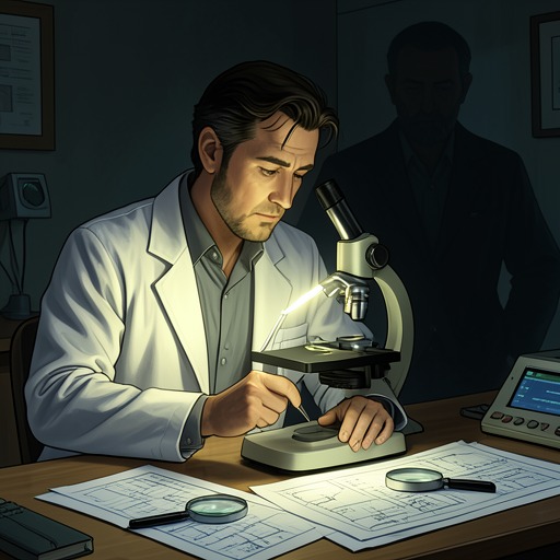 The Political Value of Eberhard’s Invention from "The Seven Dials Mystery". This thread traces how a technical innovation becomes a source of commercial ambition, international rivalry, and physical danger.