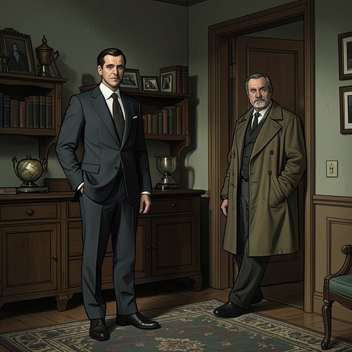 The Language of Method and Improvisation from "The Seven Dials Mystery". This thread contrasts the rigid habits praised by Sir Oswald Coote with the improvisation that drives both the criminal plot and its investigation.