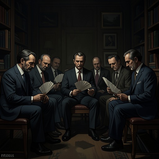 The Secret Service Lives Behind the Joke from "The Seven Dials Mystery". This thread traces how jokes about idleness, politics, and mystery conceal a serious struggle over intelligence and national security.