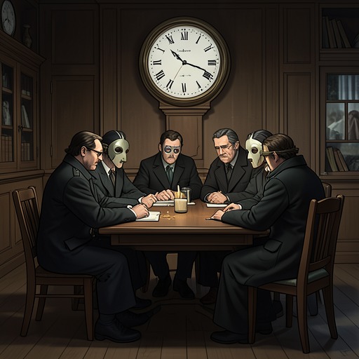 The Seven Dials Society’s Membership and Cost from "The Seven Dials Mystery". This thread traces the society’s membership from a mysterious masked council to a known circle of amateurs whose service has exacted a heavy price.