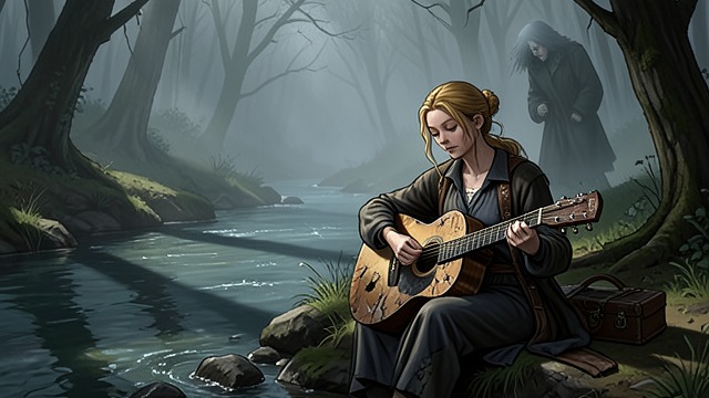 The Girl at the Creek from "Unforgiven". The Girl at the Creek Recognition without memory Cam finds Lilith at Rattlesnake Creek, playing her cracked guitar in the life Lucifer has constructed for her.