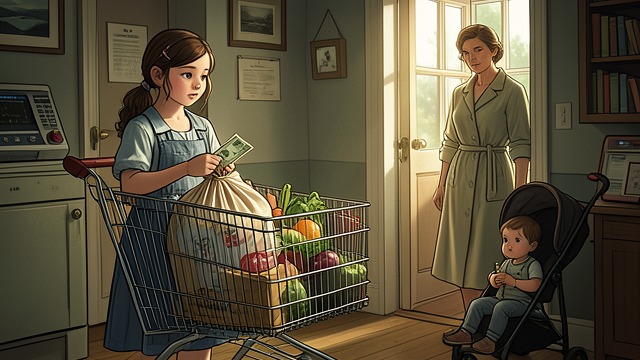 A First Allowance from "Unforgiven". A First Allowance Money given freely After Lilith brings groceries home, Janet gives her a twenty-dollar allowance and suggests taking Bruce out.