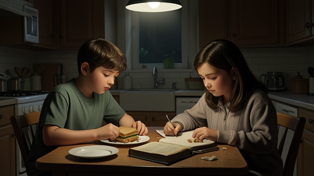 A Shared Household Burden from "Unforgiven". A Shared Household Burden Scarcity shapes affection The family struggles with food, water, medical costs, and Janet’s uncertain work.