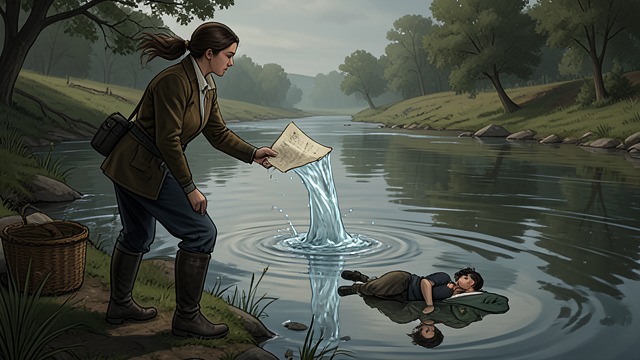 The License in the River from "Unforgiven". The License in the River Evidence of a future destroyed Lilith throws their marriage license into the Jordan River as she grieves.
