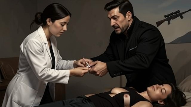The Fake Tester from "Match Point". The Fake Tester A disguised attack A woman posing as a drug tester isolates Willa and tries to use a syringe and chloroform.