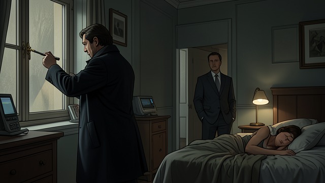 The First Intruder from "Match Point". The First Intruder A breach after midnight An alarm alerts Colt to a man testing the house’s windows and doorknob.