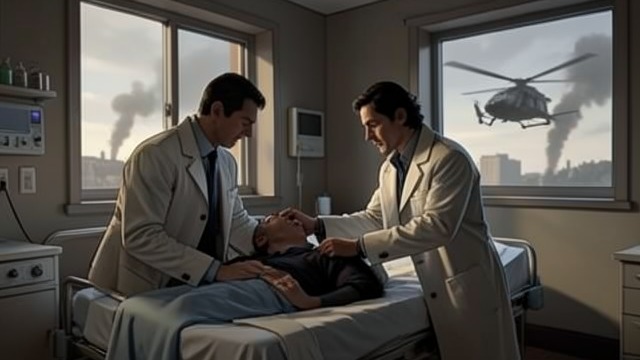 A Trickle of Casualties from "Black Hawk Down". Patients Begin to Arrive A Hospital Near the Base Volunteer Hospital initially received only a small flow of wounded people.