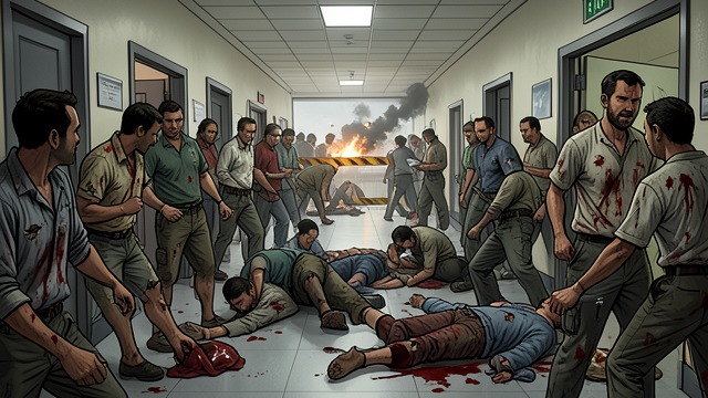 The Wounded Cannot Travel from "Black Hawk Down". Hospitals Under Pressure Blocked Streets Gunfire and barricades prevented many wounded Somalis from reaching medical facilities.