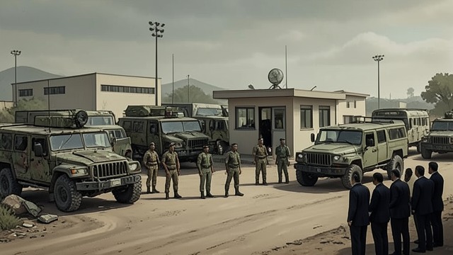 A Difficult Assembly from "Black Hawk Down". The Quick Reaction Force A Patchwork Column Bill David assembled American troops, Malaysian APCs, and Pakistani tanks at the New Port facility.