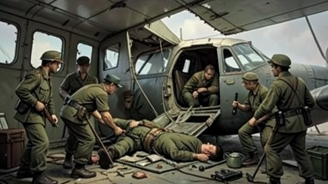 The Wreck Is Searched from "Black Hawk Down". Survivors in the Aircraft Recovering the Crew Tim Wilkinson and others found dead pilots, wounded personnel, and a crewman trapped in the wreckage.