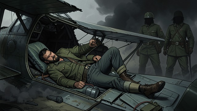 Waking in the Wreck from "Black Hawk Down". Injured Pilot A Broken Leg Michael Durant regained consciousness inside Super 64 with a fractured femur and a damaged aircraft around him.