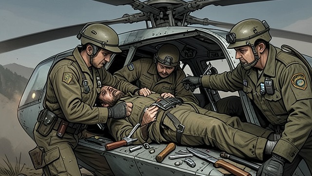 The Dead Are Recovered from "Black Hawk Down". A Difficult Extraction Cutting Free Wolcott The rescuers spent hours working to remove Cliff Wolcott's body from the crushed cockpit.