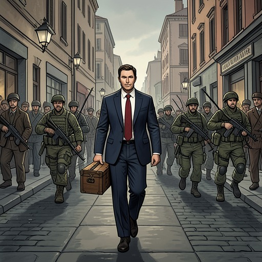 Kassim’s Burial Journey from "Black Hawk Down". This flow follows a businessman’s attempt to bury two employees while Mogadishu’s streets remain dangerous.