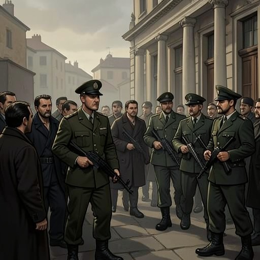 Resistance Meets Retaliation from "Black Hawk Down". This flow traces the escalation between American forces and Aidid’s supporters as each side interprets the other’s actions as a threat.