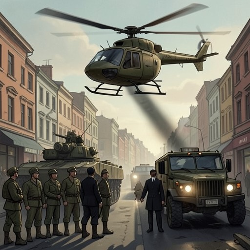 The Promise and Failure of Technology from "Black Hawk Down". This flow examines how helicopters, surveillance, night vision, and armored vehicles both aid the force and fail to deliver certainty.