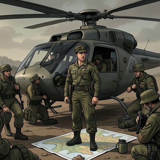 Matt Eversmann’s First Command from "Black Hawk Down". This flow follows Matt Eversmann as an inexperienced combat leader adapts to an operation that rapidly exceeds its plan.