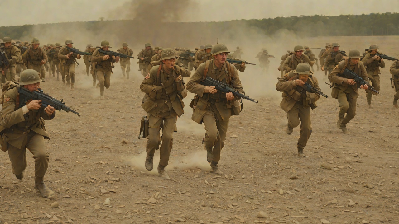 Olson’s Charge from "The Long Walk". Olson’s Charge Assault Hank climbs onto the halftrack, seizes a rifle, and keeps moving after being shot.