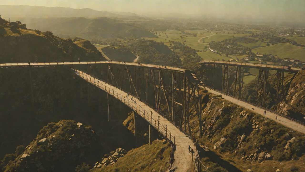 Hills and Bridges from "The Long Walk". Hills and Bridges Obstacles Steep hills, washed-out bridges, and darkness test the Walkers more severely than distance alone.